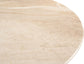 Liona - 42" Marble And Mango Wood Dining Table
