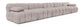 Orin - Velvet 5 Piece Modular Armless Sofa