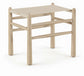 Santos - Faux Leather Upholstered Bench - Natural Frame