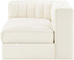 Rummi - Velvet Performance Fabric Upholstered Modular Corner Chair