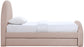 Andaz - Chenille Fabric Upholstered Trundle Bed