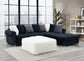 U303 - 2 Piece Sectional - Black