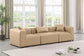 Cube - Modular 3 Piece Sofa - Tan