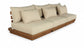 Mirella - 3 Piece Water Resistant Fabric Upholstered Outdoor Patio Modular Sofa