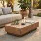Solace - Acacia Wood Outdoor Patio Coffee Table - Natural