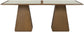 Atrium - Glass Top And Wood Base Dining Table