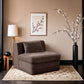 Stellar - Chenille Fabric Upholstered Modular Armless Chair