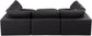 Comfy - 6 Piece Faux Leather Sectional