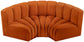 Arc - Velvet 3 Piece Modular U-Shaped Sofa