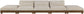 Turin - Chenille Fabric Upholstered Modular Sectional - Taupe