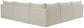 Jacob - Modular Corner Armless Sectional 5 Piece