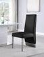 Porsha - Dining Chair (Set of 2) - Chrome Base