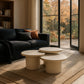 Emara - 3 Piece Concrete And Fiberglass Indoor / Outdoor Coffee Table