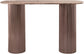 Cindra - Genuine Marble Top And Iron Base Console Table