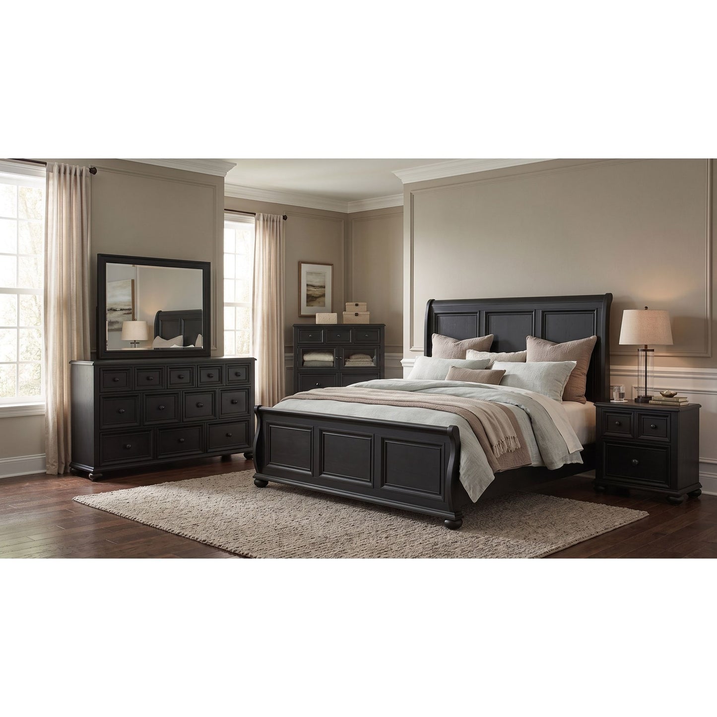 Heritage - Sleigh Bed