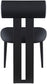 Dario - Faux Leather Dining Chair With Black Frame (Set of 2)