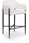 Dame - Fabric Upholstered Counter Stool (Set of 2)