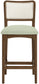 Atrium - Counter Stool With Brushed Brown Base (Set of 2)
