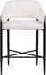 Dame - Fabric Upholstered Counter Stool (Set of 2)