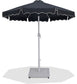 Amalfi - Aluminum Patio Umbrella - White Base / White Pole