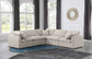 Indulge - Linen 5 Piece Modular Corner Sectional