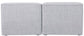 Miramar - 2 Seat Armless Modular Sofa