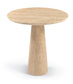 Fontelina - 30" Genuine Bistro Dining Table - Travertine
