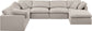 Indulge - Linen 7 Piece Modular Sectional