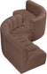 Arc - Faux Leather 6 Piece Modular Sofa