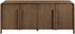 Harmony - Oak Veneer And Solid Wood Sideboard/Buffet