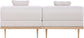 Laguna - 2 Piece Resilient Water Resistant Fabric 71" Outdoor Patio Armless Modular Loveseat