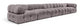 Orin - Fabric Velvet 5 Piece Modular Sofa