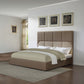 Marcelino - Eastern King Bed - Brown & Beige