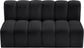 Arc - Faux Leather 2 Seats Modular Sofa