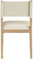 Avon - Linen Textured Performance Fabric Upholstered Dining Side Chair (Set of 2)