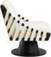 Millwin - Swivel Accent Chair With Black Base