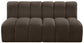 Arc - Boucle Fabric 2 Seats Modular Sofa