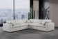 Comfy - 5 Piece Linen Modular Corner Sectional