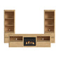 Rosalie - 4 Piece Entertainment Unit With 82" TV Console