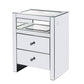 Dominic - Accent Table With LED - Mirrored