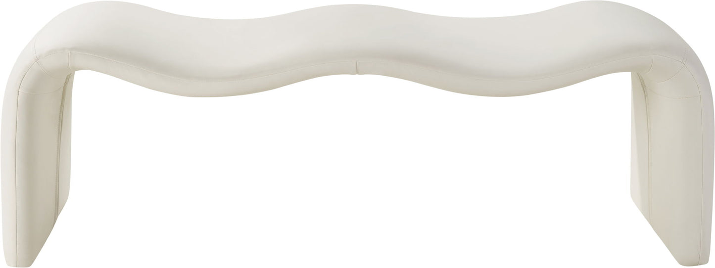 Willow - Faux Leather Bench