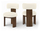 Atelier - Vegan Leather Upholstered Dining Chair (Set of 2) - Painted Brown Frame