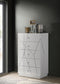 B121 - Line Chest - White / Gray