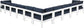 Nizuc - Outdoor Patio 10 Piece Modular Sectional With White Frame