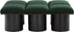Pavilion - 6 Piece Modular Bench With Black Base