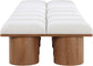 Pavilion - 14 Piece Modular Bench With Brown Base