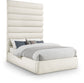 Adam - Boucle Fabric Bed With 89" Headboard