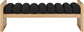 Waverly - Bench With Natural Frame