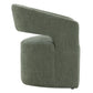 Libni - Arm Chair With Casters - Green Linen