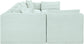 Shaggy - 7 Piece Modular U-Shaped Armless Sectional